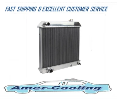 Nuevo radiador de aluminio para 60-65 Cadillac Deville Eldorado Fleetwood Series 62 V8 Foto 1 de 4