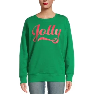 Holiday Christmas Oversize Sweatshirt "Jolly" - Bild 1 von 6