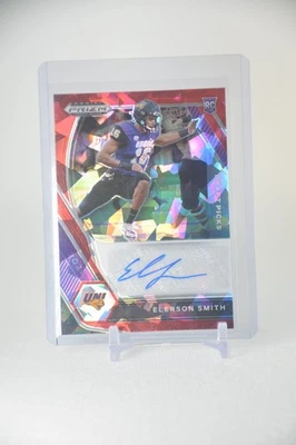 2021 Panini Prizm Draft Picks Elerson Smith auto Red Prizm RC - Image 1 of 2