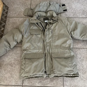 Chaqueta de plumón de ganso EDDIE BAUER talla XL a prueba de ventiscas T hecha en EE. UU. Parka de colección - Imagen 1 de 7