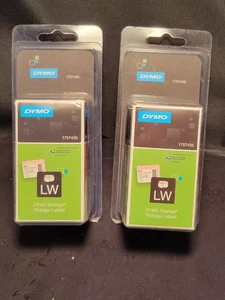LOTE 2 estampillas Dymo 200 etiquetas postales imprimibles por Internet marca LW #1757435 selladas - Imagen 1 de 5