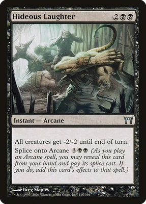 (4x) HIDEOUS LAUGHTER - Champions of Kamigawa – MTG Magic the Gathering Card - Image 1 of 4