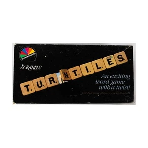 Selchow & Righter Boardgame Scrabble Turntiles Box VG/EX - Picture 1 of 2