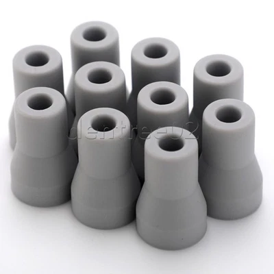 10件装弱吸橡胶牙科唾液喷射器适配器尖头 — 第 1/4 张图片