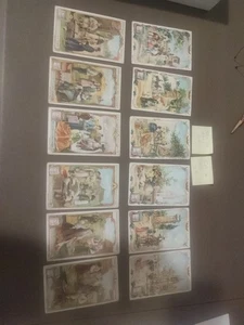 LOTTO 2 serie FIGURINE LIEBIG  12 Figurine - Foto 1 di 2