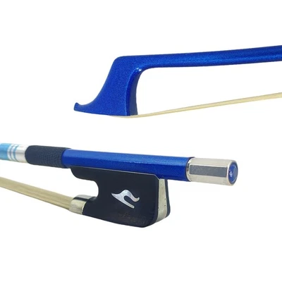 Arco para violonchelo 4/4 fibra de carbono ébano rana pelo de caballo natural buen equilibrio Foto 1 de 4