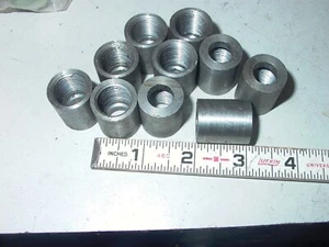 NEW OLD STOCK LOT OF 10 1/2 NPTX 1" WELD ON COUPLING - Picture 1 of 1