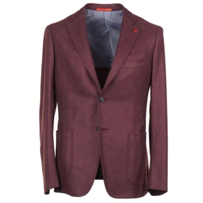 Isaia Slim-Fit 'Capri' Burgundy Extrafine Cashmere Sport Coat 40R (Eu 50) NWT - Image 1 of 4