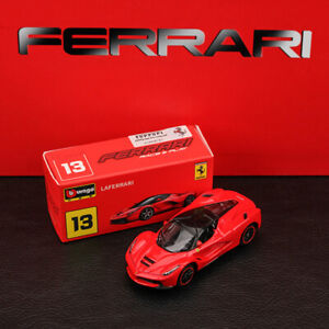 Bburago 1:64 Ferrari Laferrari Red Race & Play Diecast Metal Model Car New