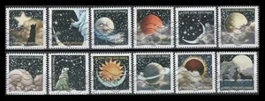 France 5095-5106 Stars & Heavenly Bodies  (12 USED Stamps [2016]) - Picture 1 of 1
