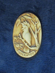 Imán de nevera para cacatúa de cerámica Swagman hecho en Australia 2,75 pulgadas - Imagen 1 de 3