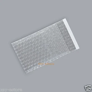 50 PCS Bubble Bags 3" x 3.5"+0.8"_80 x 90+20mm Self Seal Clear Envelopes Packing - Picture 1 of 12