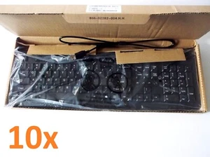 Lot of 10 - NEW Unbranded for HP WIRED USB STANDARD DESKTOP KEYBOARD 697737-001 - Picture 1 of 3