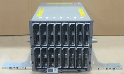 Dell PowerEdge M1000E 12x M630 E5-2680v4 4x M620 E5-2680v2 64GB RAM Blade Server - Image 1 of 2