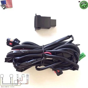 Kit de relé de arnés de cableado de luz antiniebla interruptor LED ENCENDIDO/APAGADO 2 enchufes cable 9006 12V 30A - Imagen 1 de 7