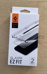 SPIGEN EZFIT Clear Glass Pack Of 2 IPHONE 12 MINI Screen Protection AGL01811 NEW - Picture 1 of 3