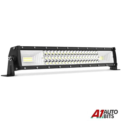 7D 22'' 324W Led Work Roof Light Bar Spot Flood Driving Lamp For Truck Boat Bus - Image 1 of 4
