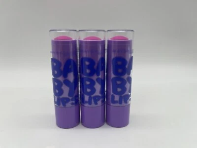 Maybelline Baby Lips Lip Balm 160 Pink Wishes 批量 3 0.15 盎司 每件 — 第 1/4 张图片