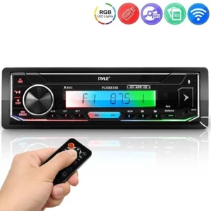 Pyle 100W Marine Stereo Receiver Power Amplifier 30 Preset Memory Station - Picture 1 of 8