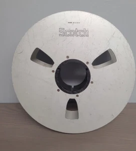 Vintage Large Scotch Aluminum 12” Computer /Reel to Reel Tape Recorder Reel Rare - Picture 1 of 5