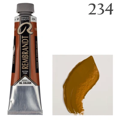 Pintura acuarela Royal Talens Rembrandt 10 ml, siena cruda 234 Foto 1 de 4
