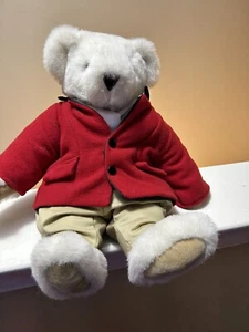 Orsacchiotto Vermont - Giacca rossa e Ascot bianco 16 - Foto 1 di 5