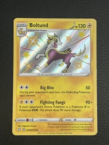 Boltund (Shiny) - SV040/SV122 Ultra Rare Shining Fates NM Pokemon TCG - Picture 1 of 2