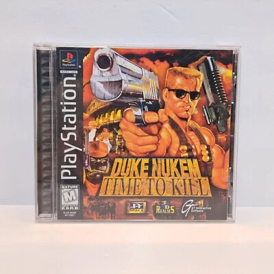 Duke Nukem Time To Kill (PlayStation 1, 1998) Cib Complete w/ Reg.Card TESTED - Image 1 of 4