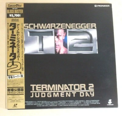 Terminator2 Laserdisc movie with "OBI"Language is English It takes time to play  - Image 1 of 4