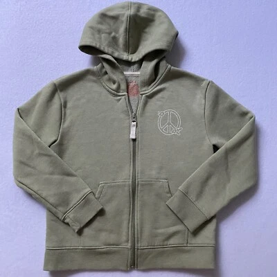 Cat & Jack девочек толстовка с капюшоном толстовка куртка размер S 6/7 зеленый - Изображение 1 из 4