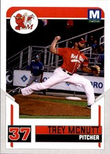 2017 Fargo-Moorhead RedHawks Team Issue 6 Trey McNutt Haleyville Alabama AL Card