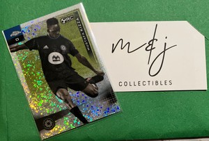 MUSTAFA KIZZA 2021 TOPPS CHROME RC/ROOKIE SPECKLED REFRACTOR #135