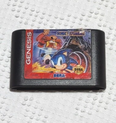 Sonic The Hedgehog Spinball / Pinball SEGA Genesis Game Cartridge Only - Image 1 of 4