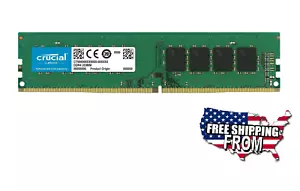 Crucial 4GB DDR4 2400 MHz PC4-19200 Desktop RAM Speicher Dimm CT4G4DFS824A - Bild 1 von 3