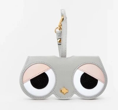 CUALQUIER DI Cubierta de Sol Estuche de Cuero Genuino Gato Triste Nuevo En La Caja Foto 1 de 4