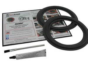 8" Foam Speaker Repair Kit OD: 8", Cone: 6.1875" FSK-8DYN (PAIR) - Picture 1 of 8