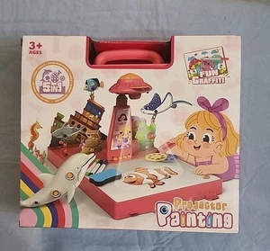 Tragbares Zeichenprojektor Set Mädchen Alter 3+ Zeichnen lernen Spielzeug Kinder Geschenke - Bild 1 von 2