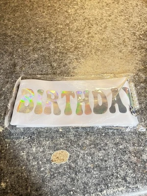 NEW Birthday Girl Sash With Pearl Pin - Image 1 of 4