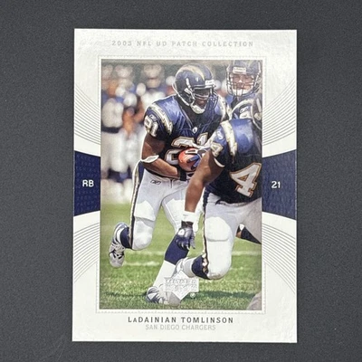 2003 Upper Deck UD Patch Collection - LaDainian Tomlinson #21 - Image 1 of 2
