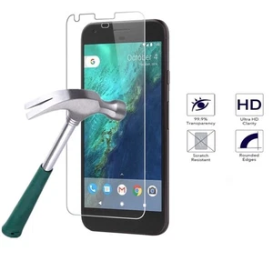 For Google Pixel 8 Pro 7A 6A 5A Clear Tempered Glass Screen Protector Coverage - Picture 1 of 8