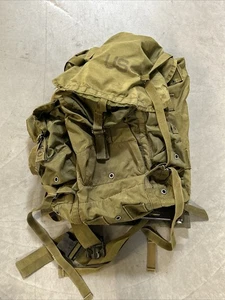 US Military LC-1 Field Pack Combat Backpack Rucksack W/ Frame Nylon Large - Picture 1 of 15