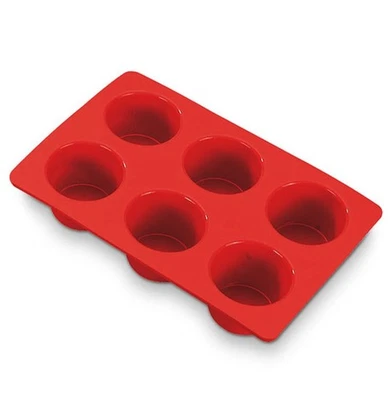 Dr. Oetker - Muffinform 6er Silikon Flexxibel Rot 1266 Muffinbackform Muffin - Bild 1 von 3