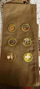 FAJA INSIGNIA MÉRITO VINTAGE 6 MBS OA BOY SCOUTS OF AMERICA (RO) - Imagen 1 de 1