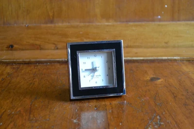 Kate Spade Square Desk Clock with Alarm Quatz Pristine Condition Tested - Image 1 of 4