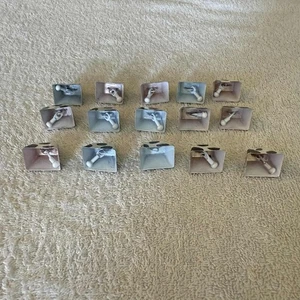 Set Metallglocken mit Kuhmotiv - rustikale Bauerndeko / Partygeschenke - Bild 1 von 9