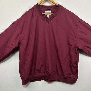 Wear Guard Pullover Windbreaker Maroon 3XL Men’s Long Sleeve - Picture 1 of 5