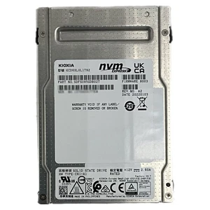 KIOXIA CD6 1.92TB NVMe KCD6XLUL1T92 2.5in PCIe Gen 4.0 x4 CD6-R SSD 95% Health - Picture 1 of 4