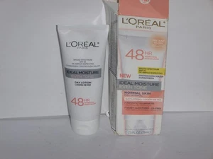 (2) L'OREAL PARIS 48HR IDEALE FEUCHTIGKEIT Gleichmäßiger Ton LOTION 2,5oz - Normale Haut - Bild 1 von 1