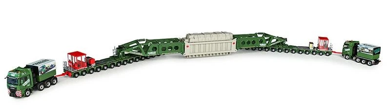 CONRAD, MAN Euro 5 TGX XXL con ponte a polveri laterali SCHEUERLE STB 320 con... - Immagine 1 di 1