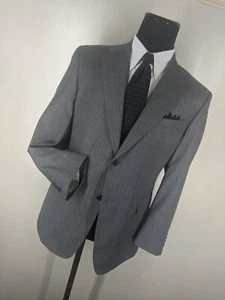 Daniel Cremieux Made In USA  100% Wool Suit With Flaws   Pleated Pants 42 Short - Picture 1 of 13